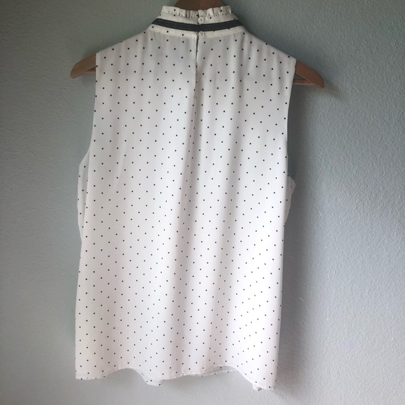 Karl Lagerfeld Polka Dot Blouse - Picture 4 of 6